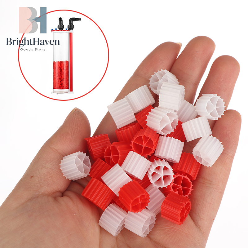 Aquarium Fish Ball - Wihte Red K1 Filter Media Biological