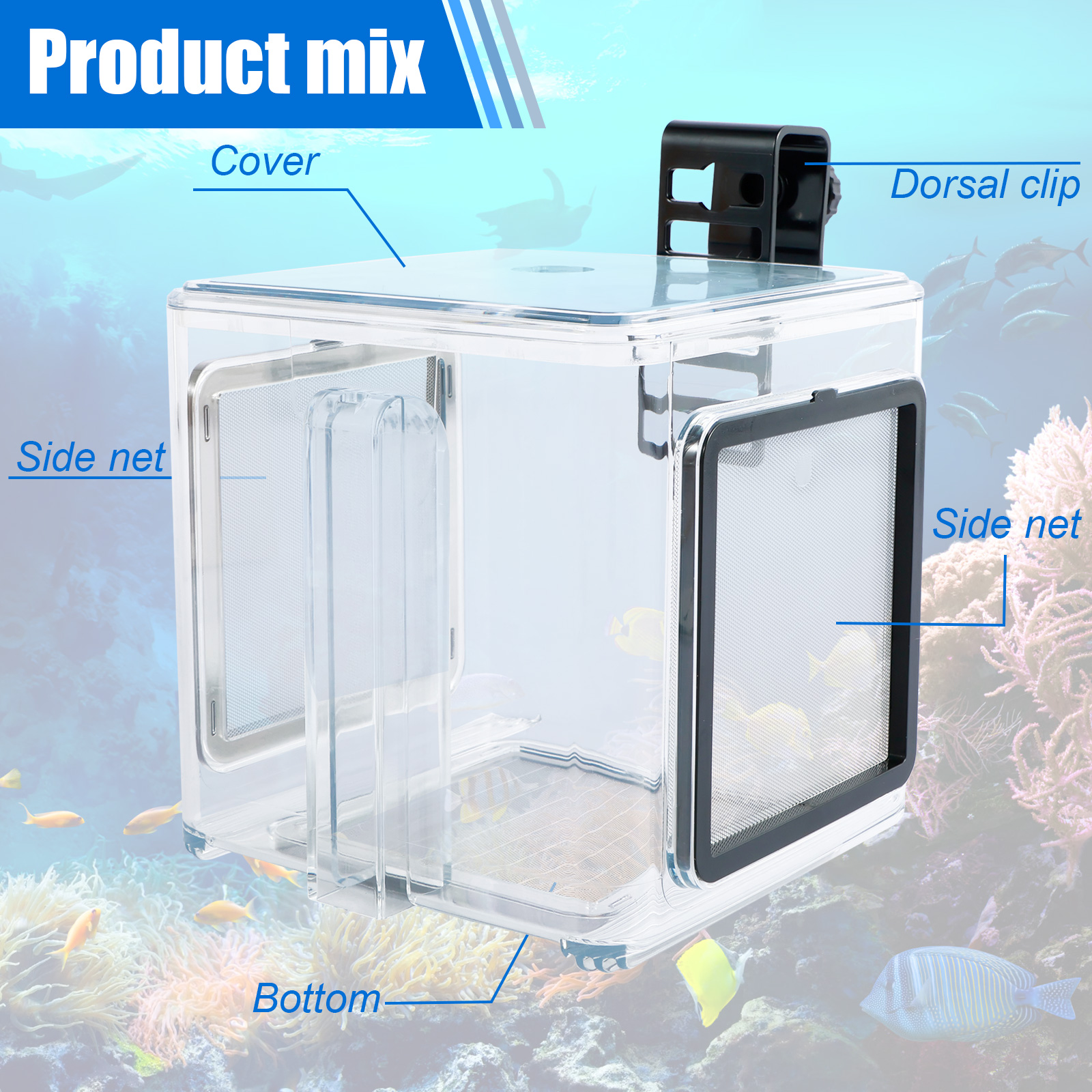 Aquarium Breeder Box Fish Bree - Aquarium Fish In Bowl recensione e prezzo