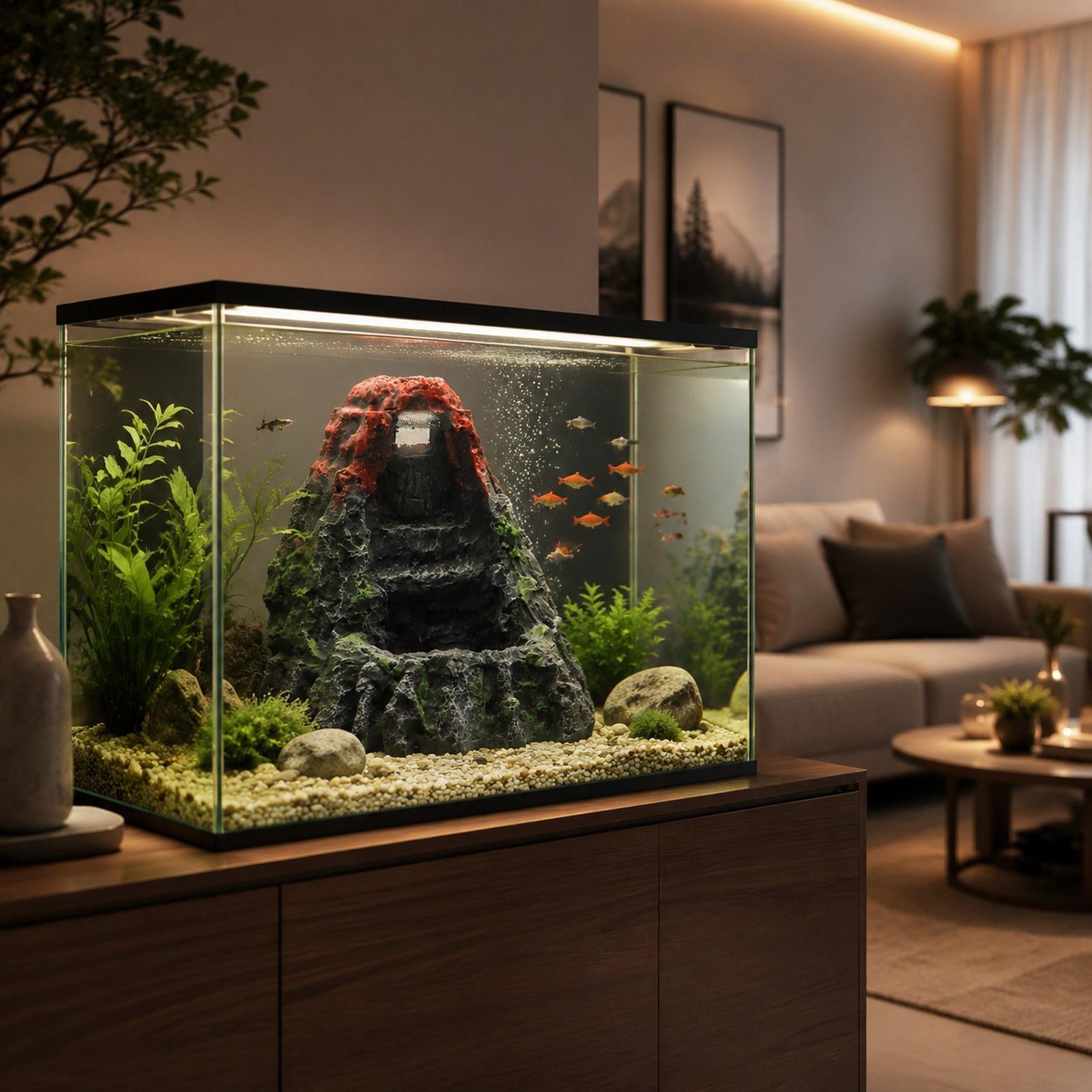 Aquarium Volcano Ornament Prop - Aquarium Fish Unique recensione e prezzo