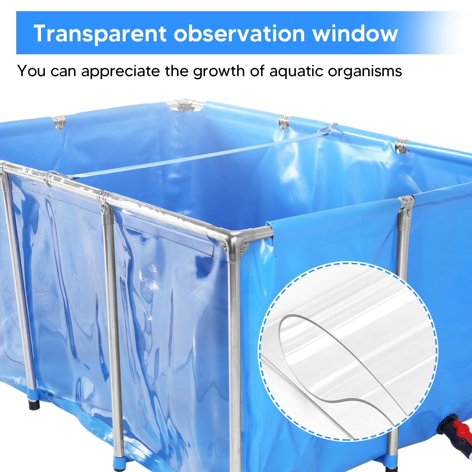 KOI Aquarium Tank with Frame & - Aquarium Fish Goldfish recensione e prezzo