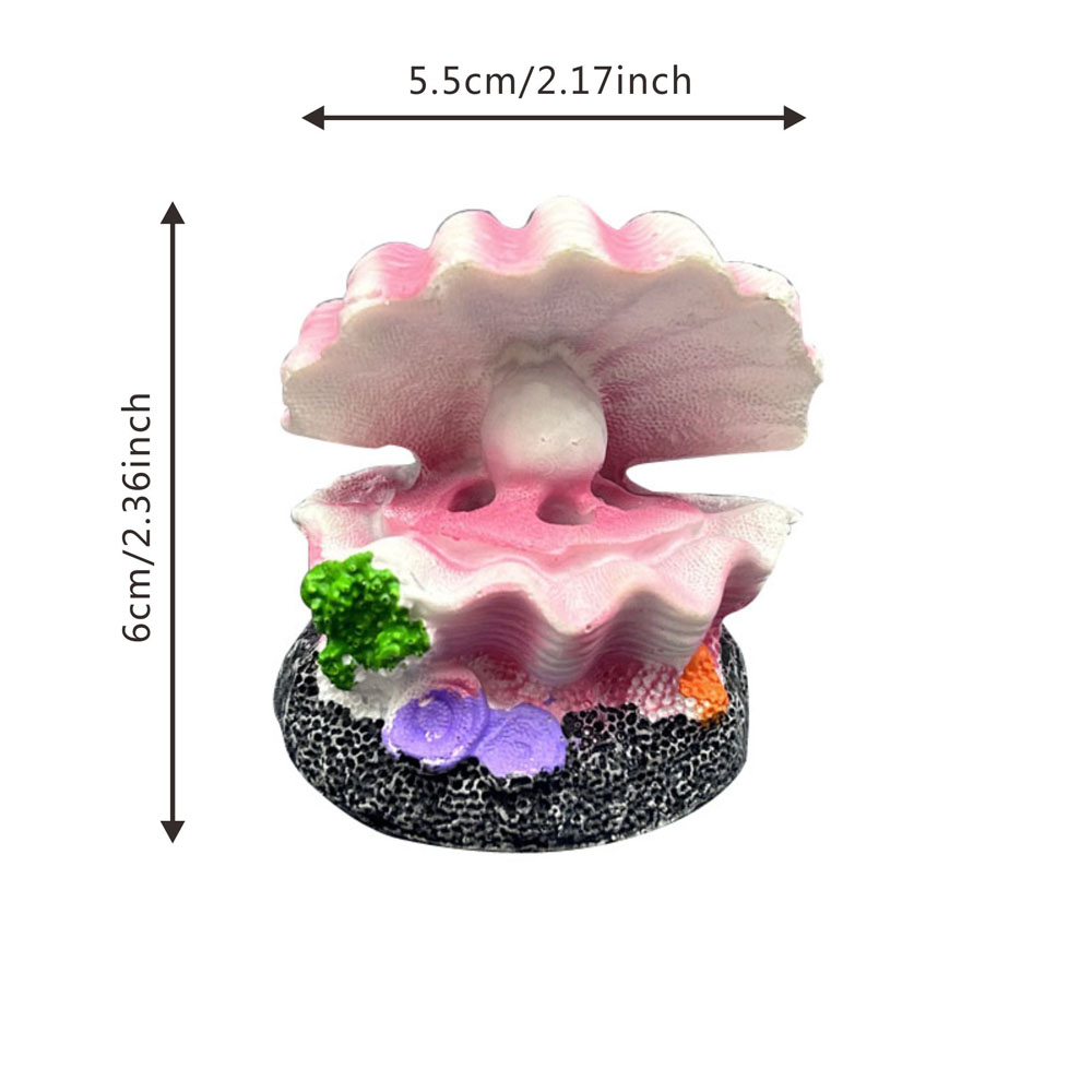 Cute Shell Shape Bubble Stone  - Aquarium Fish Cartoon recensione e prezzo
