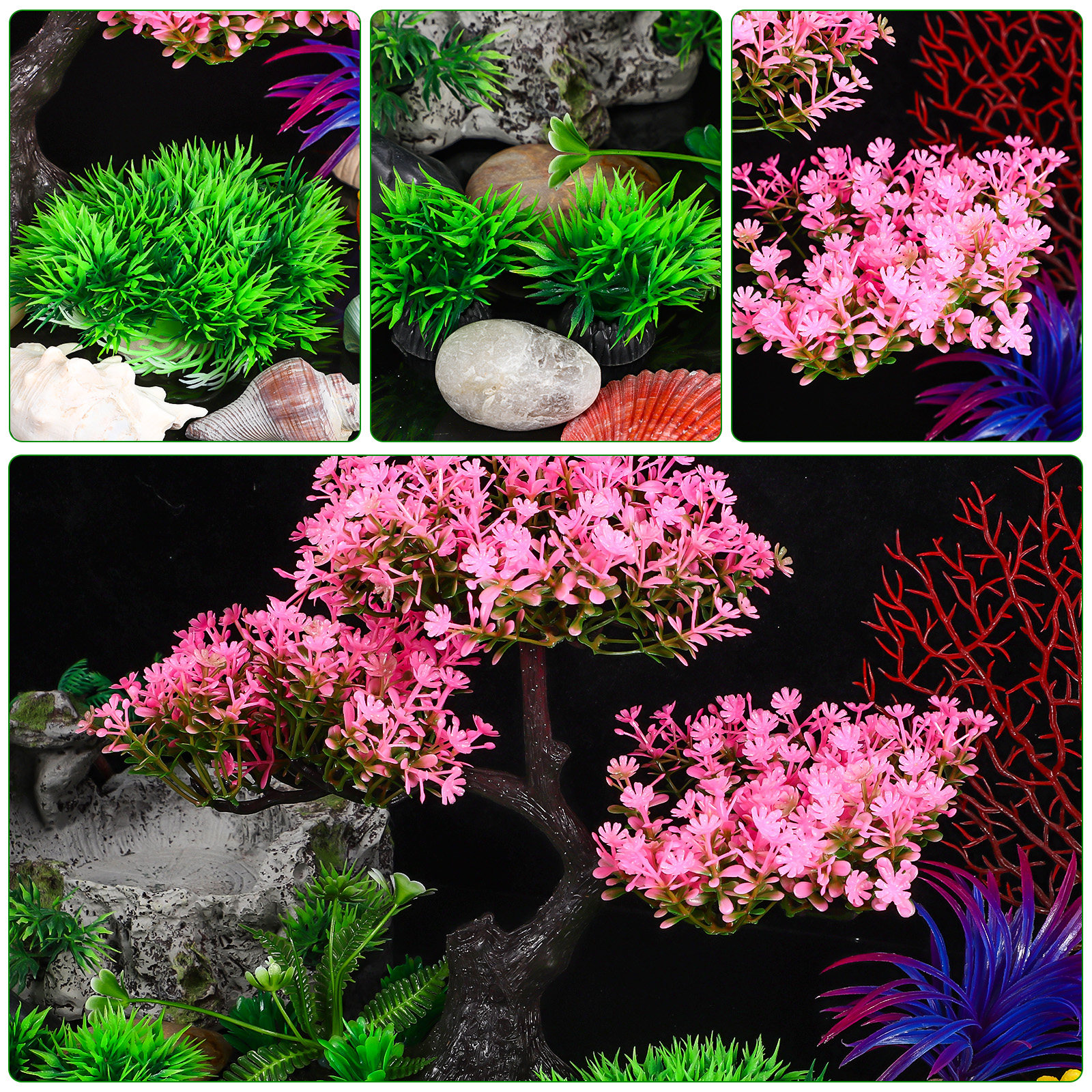 Artificial Plants Indoor Aquar - Aquarium Fish Cartoon recensione e prezzo
