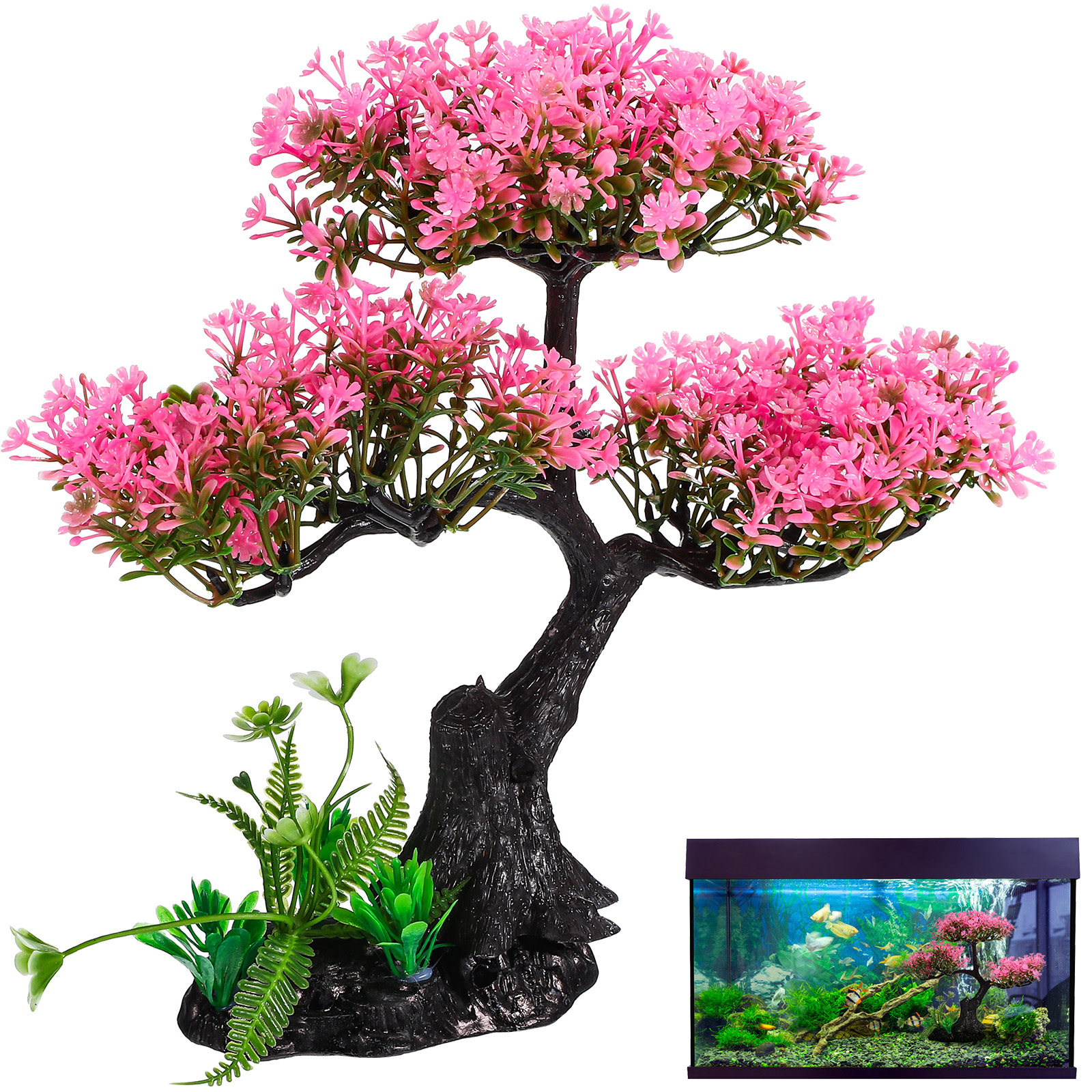 Artificial Plants Indoor Aquar - Aquarium Fish Cartoon recensione e prezzo