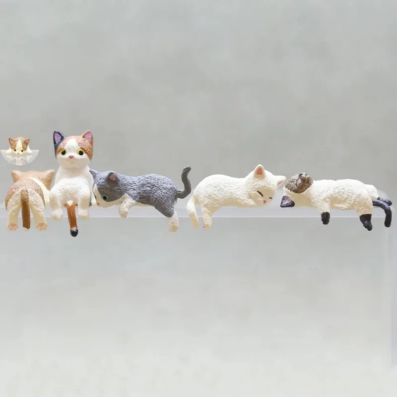 Cute Cartoon Cat Decor PVC Hom - Aquarium Fish Cartoon recensione e prezzo
