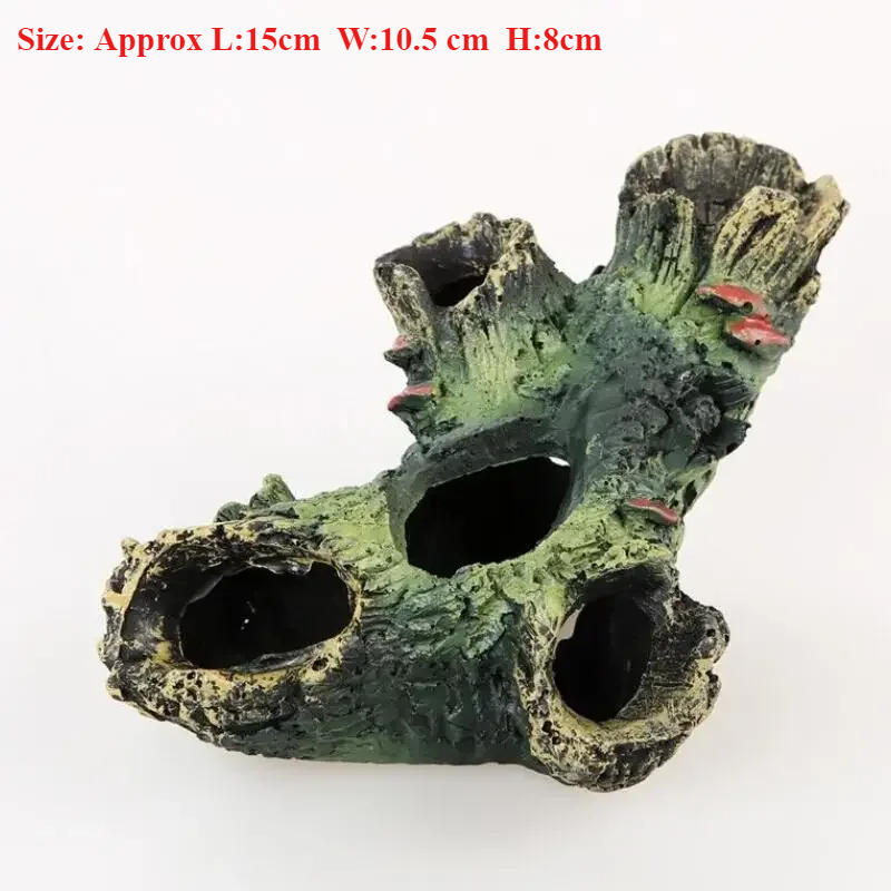Resin Rockery Fish Tank Landsc - Aquarium Fish Hide recensione e prezzo