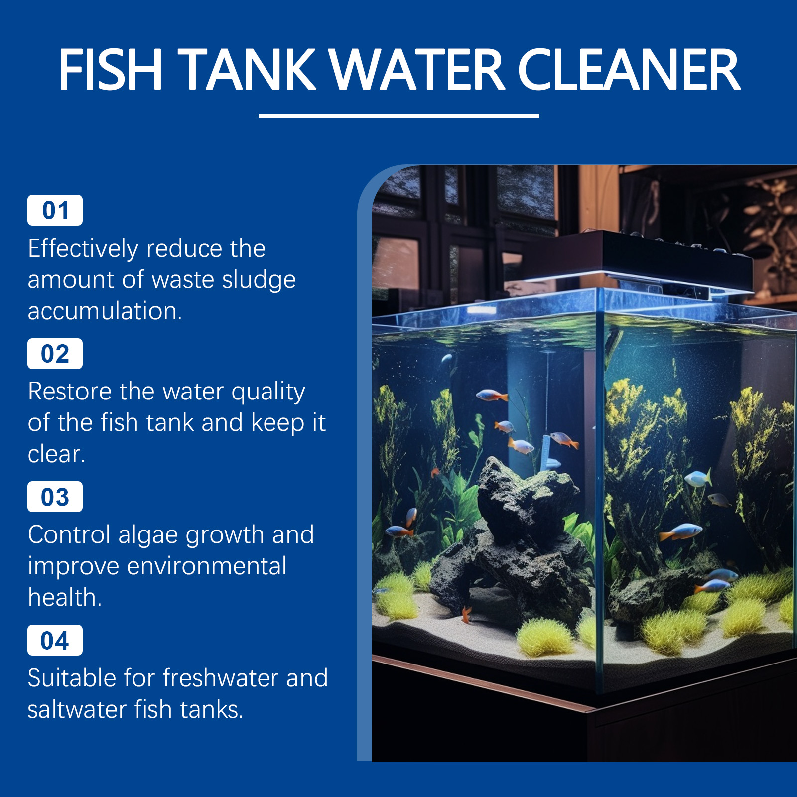 Aquarium Water Clarifier 100ml - Aquarium Fish Maintenance recensione e prezzo