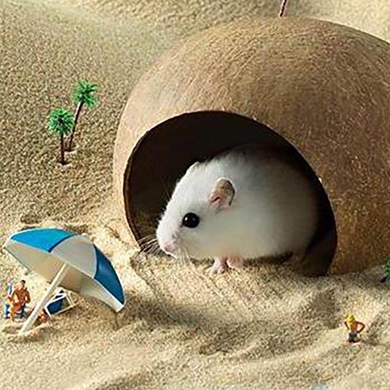 Coconut Hut Decor for Aquarium - Aquarium Fish Hide recensione e prezzo