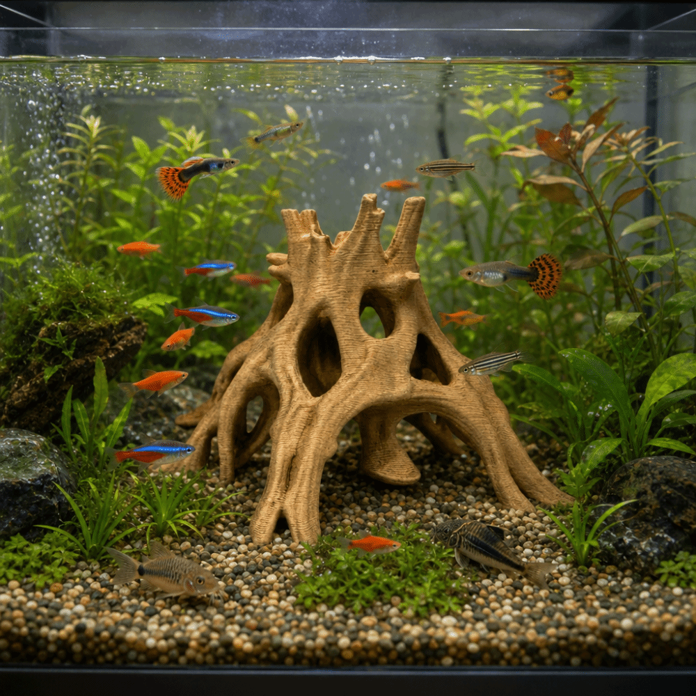 Tree Trunk Fish Shrimp Hiding  - Aquarium Fish Unique recensione e prezzo