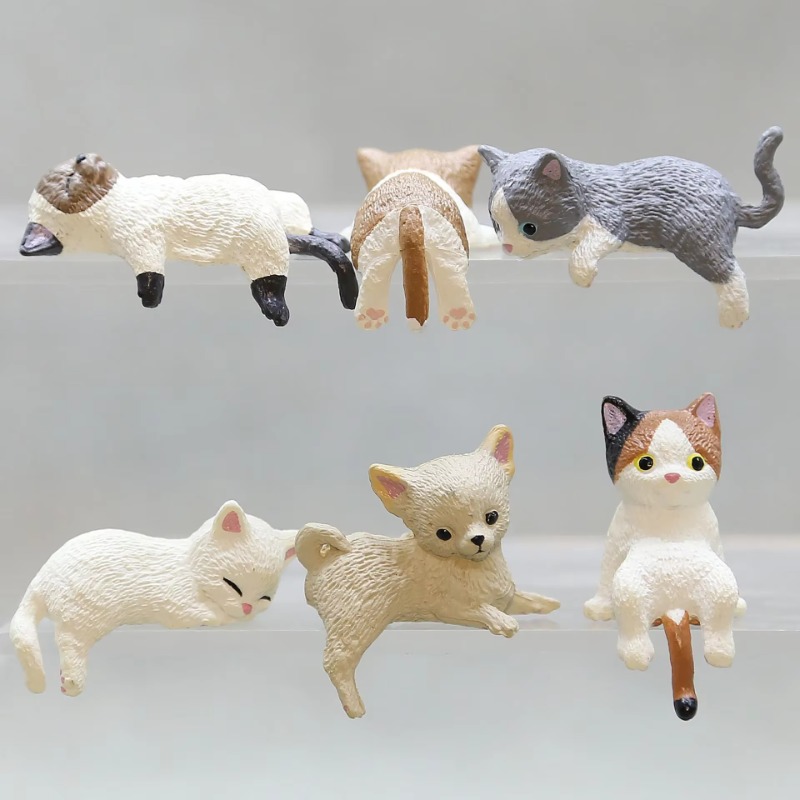 1Pc Cute Cartoon Cat PVC Home  - Aquarium Fish Cartoon recensione e prezzo