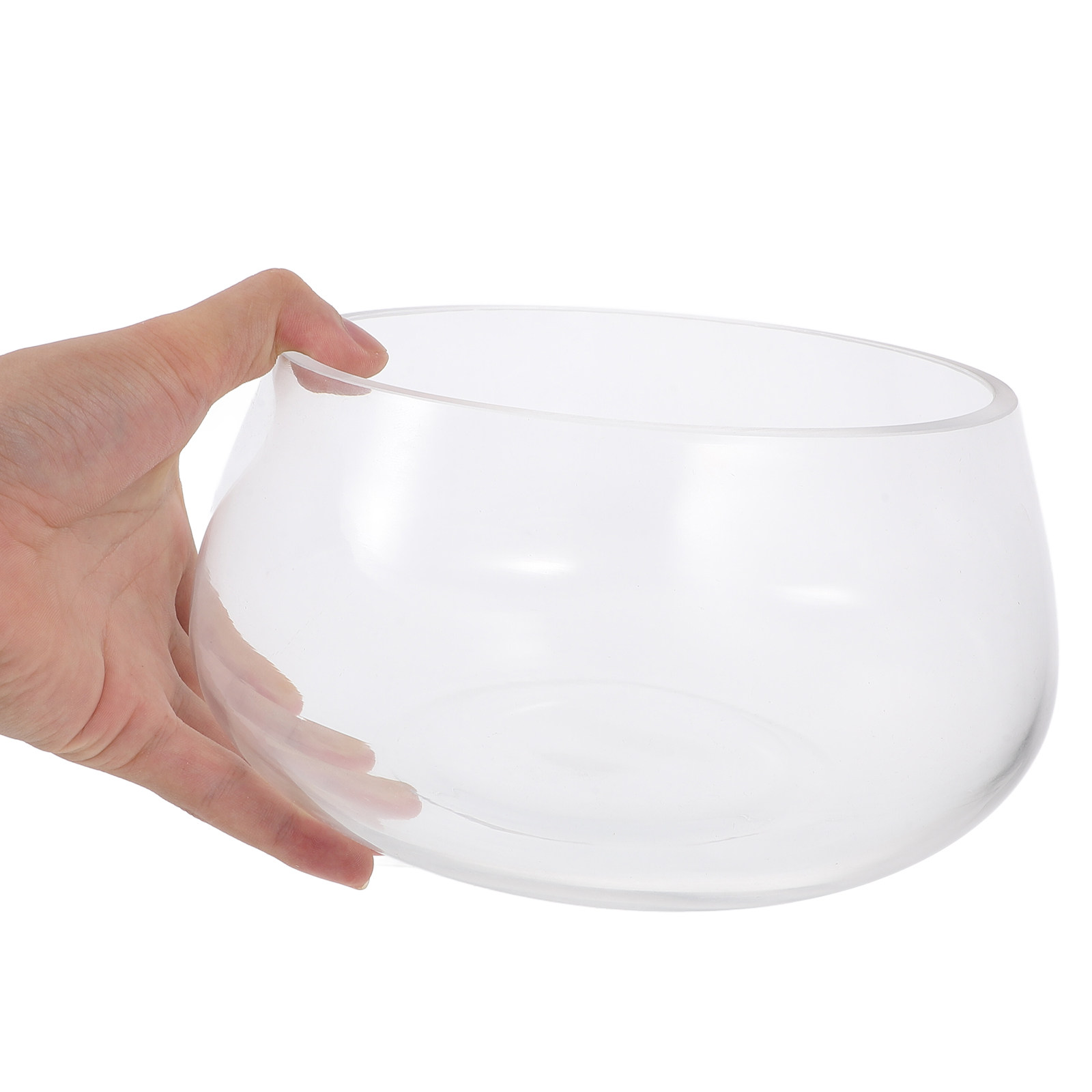 Round Mini Aquarium Tank Clear - Aquarium Fish Goldfish recensione e prezzo