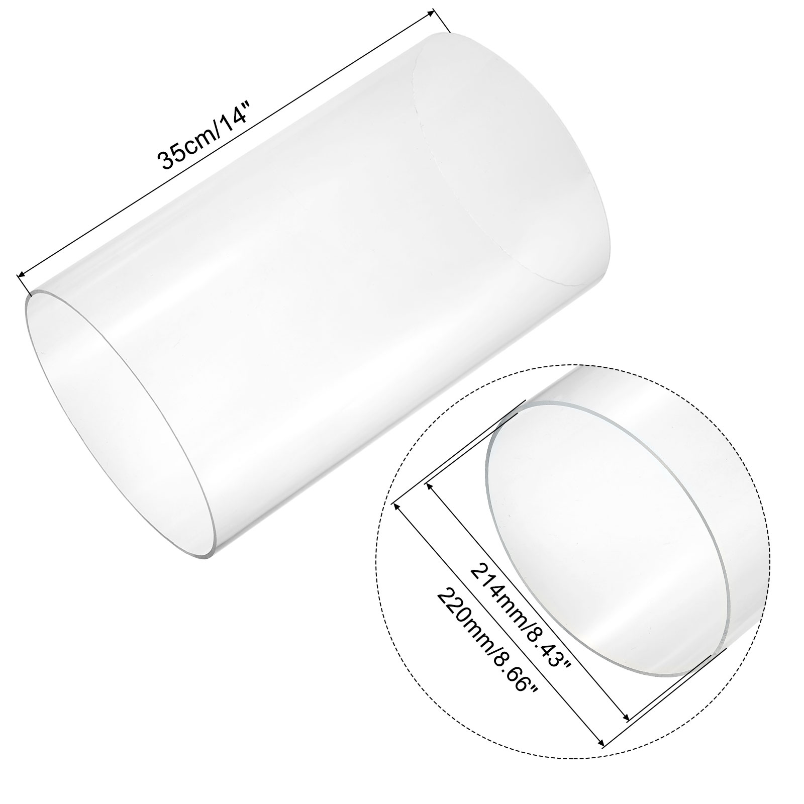 350mm Transparent Acrylic Aqua - Aquarium Fish Youtube recensione e prezzo