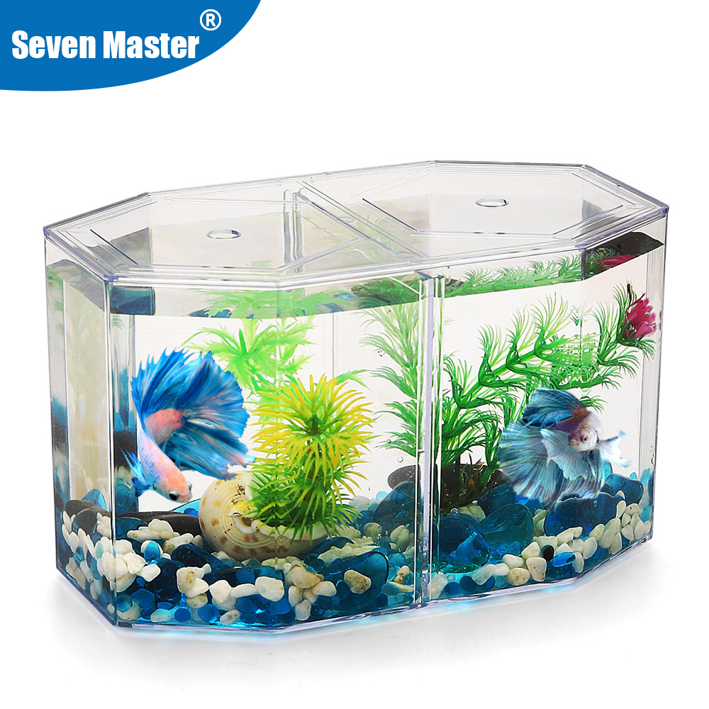 Acrylic Two Splits Guppy Fish  - Aquarium Fish In Bowl recensione e prezzo