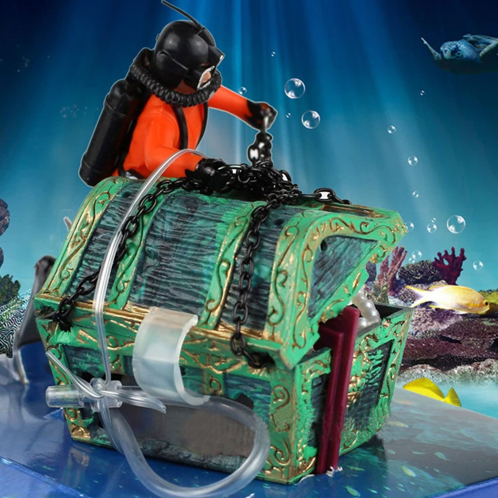 Diver Fish Tank Decoration Ora - Aquarium Fish Unique recensione e prezzo
