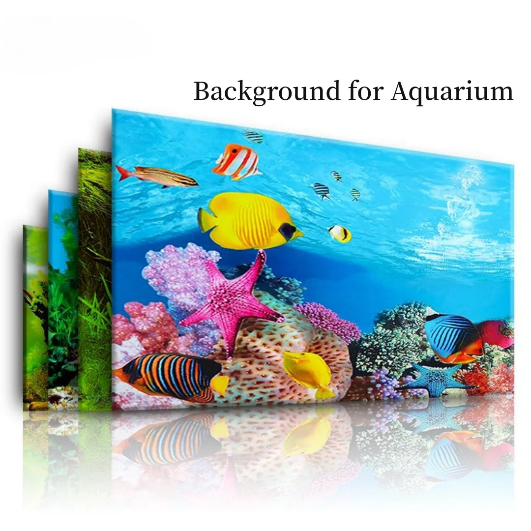 Background Aquarium 3D Sticker - Aquarium Fish Cartoon recensione e prezzo