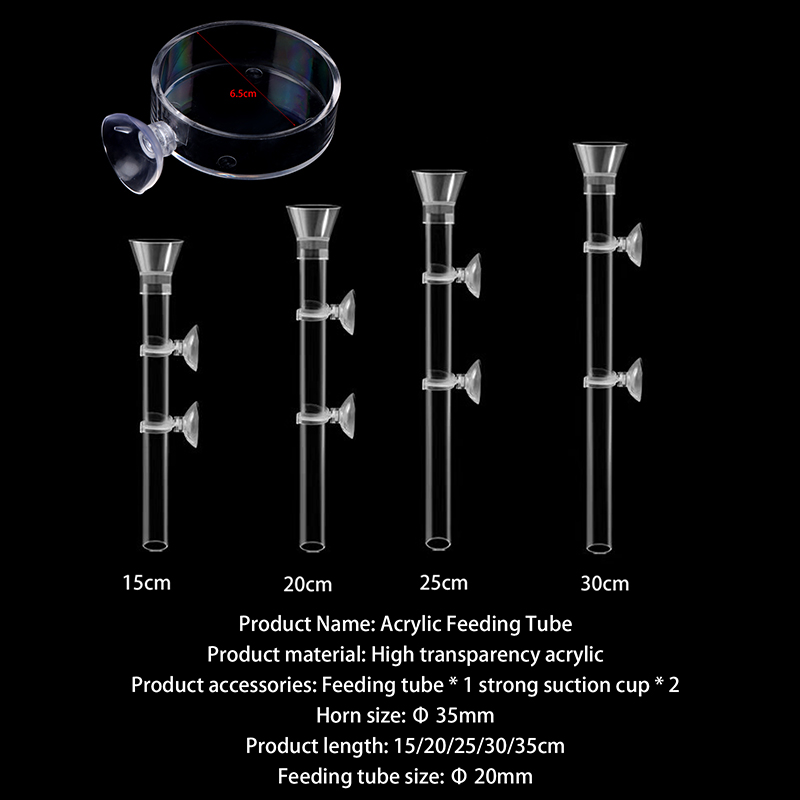 ⭐ Acrylic Aquarium Feeder Tube - Aquarium Fish In Bowl recensione e prezzo