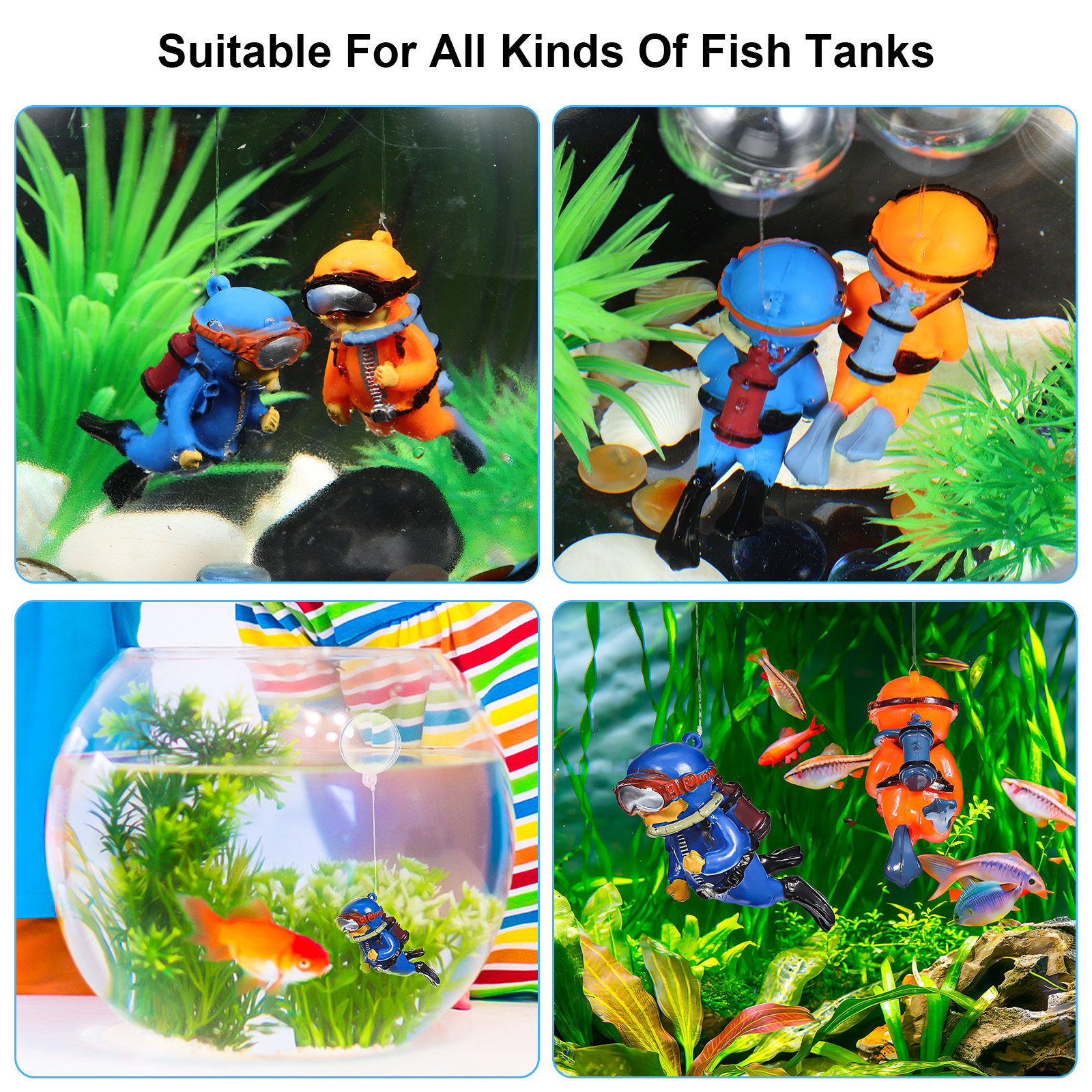 2Pcs Fish Aquarium Accessories - Aquarium Fish Unique recensione e prezzo