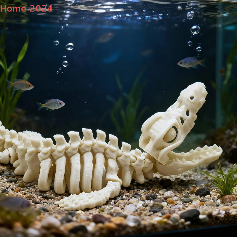 1Pcs Large Dinosaur Bone Repli - Aquarium Fish Cartoon recensione e prezzo