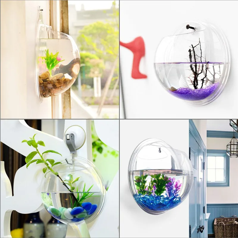 Transparent acrylic hanging wa - Aquarium Fish In Bowl recensione e prezzo