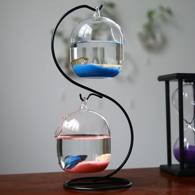 Creative Double-deck Suspended - Aquarium Fish In Bowl recensione e prezzo