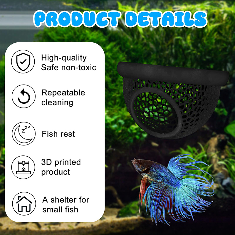Ring FLoatinG Betta Hide Shrim - Aquarium Fish Hide recensione e prezzo