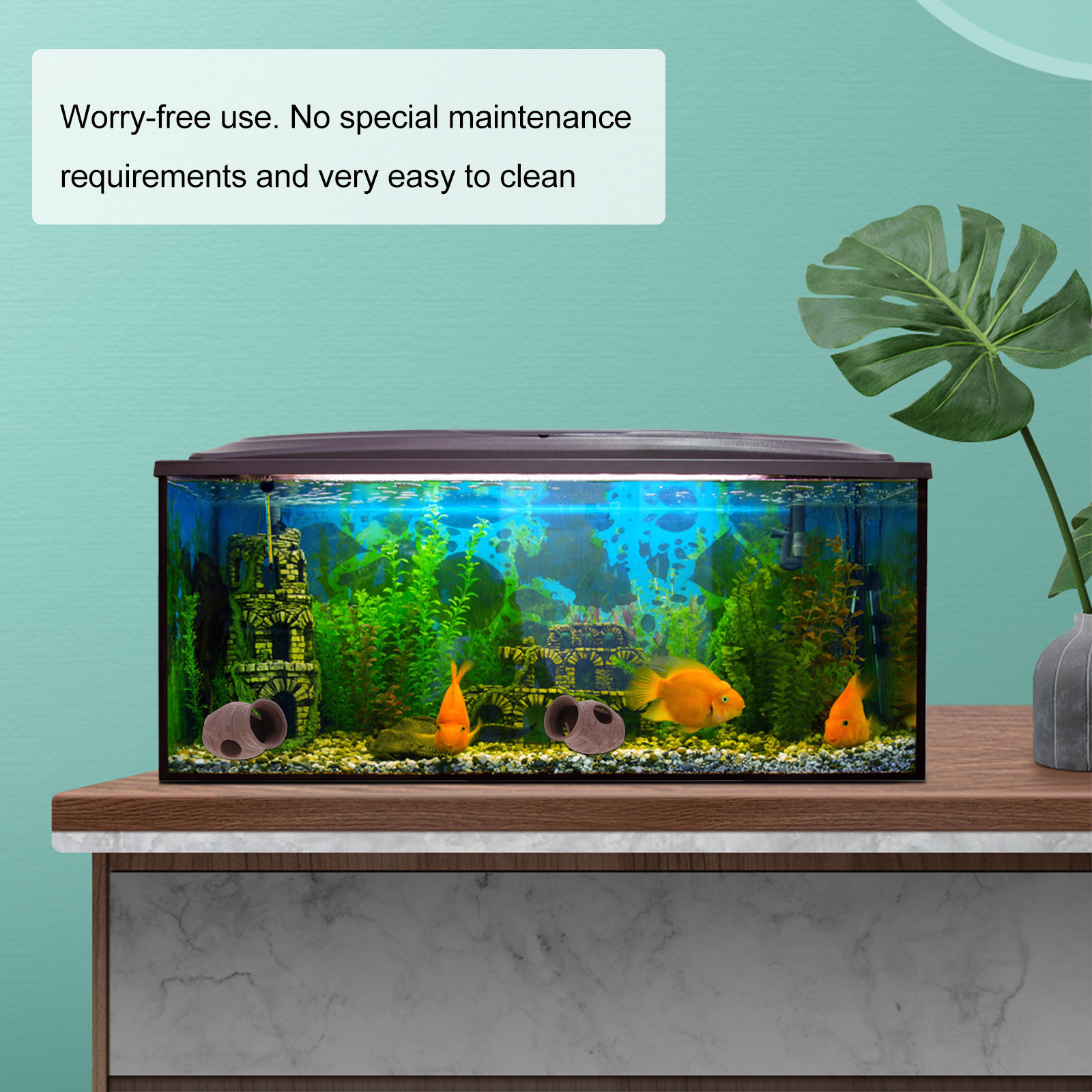 3Pcs Fish Shelter Vase Shape A - Aquarium Fish Unique recensione e prezzo