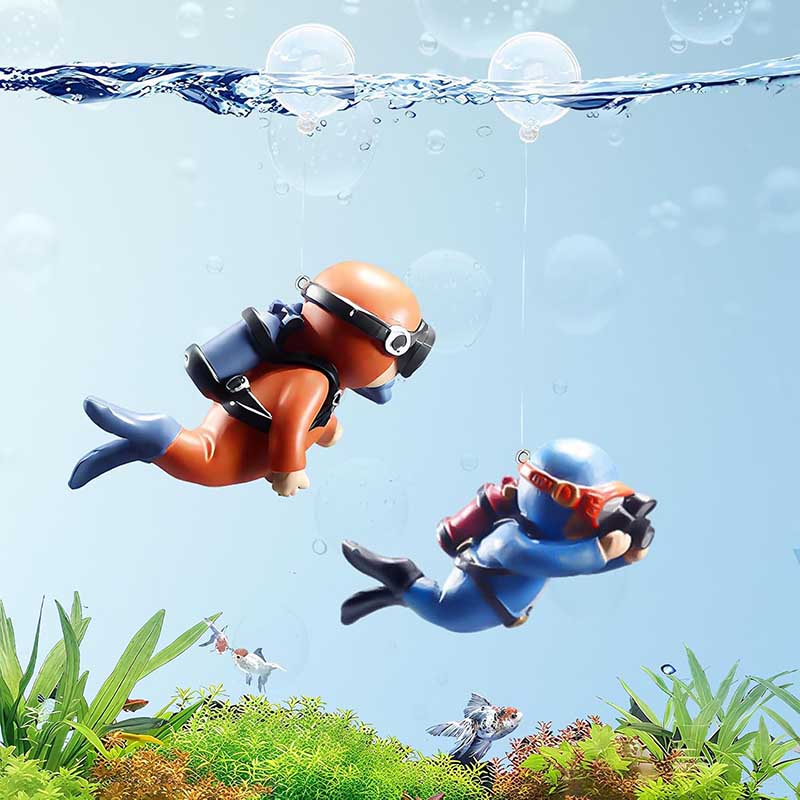Lovely Diver Fish Tank Ornamen - Aquarium Fish Ball recensione e prezzo