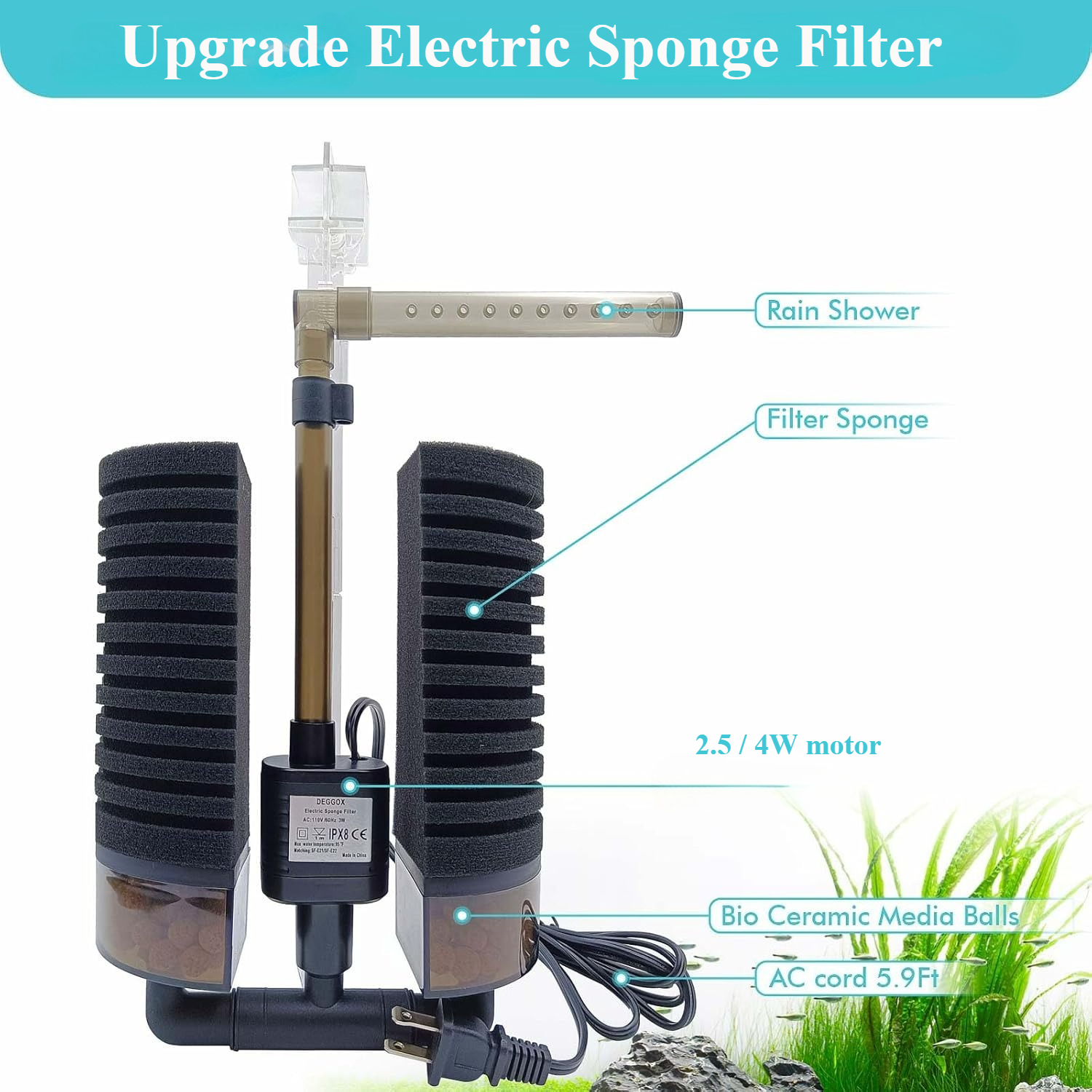 3-IN-1 Clip on Electric Power  - Aquarium Fish Ball recensione e prezzo