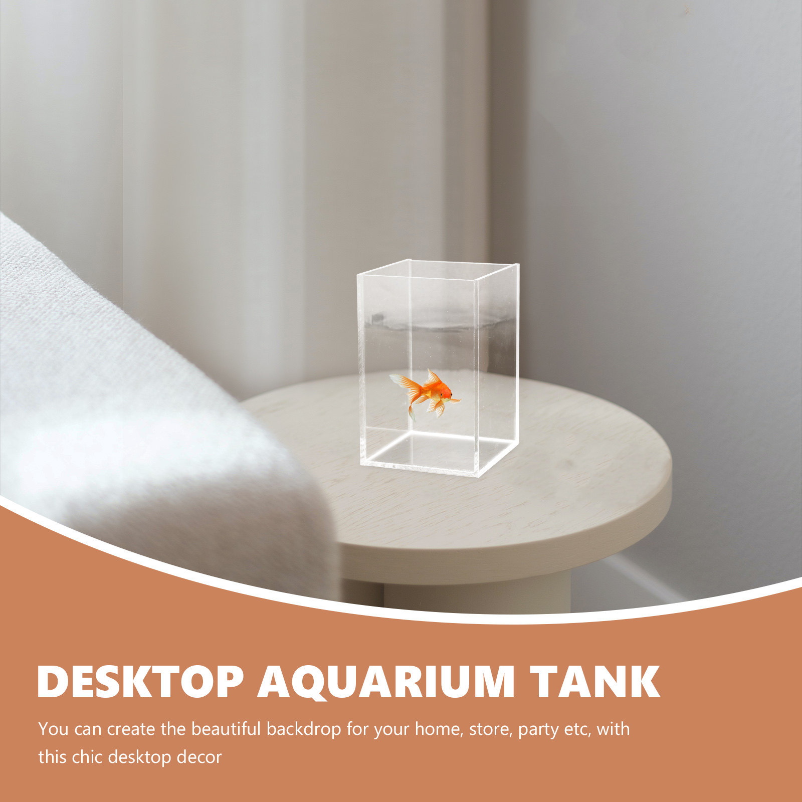 Delicate Acrylic Desktop Aquar - Aquarium Fish Goldfish recensione e prezzo