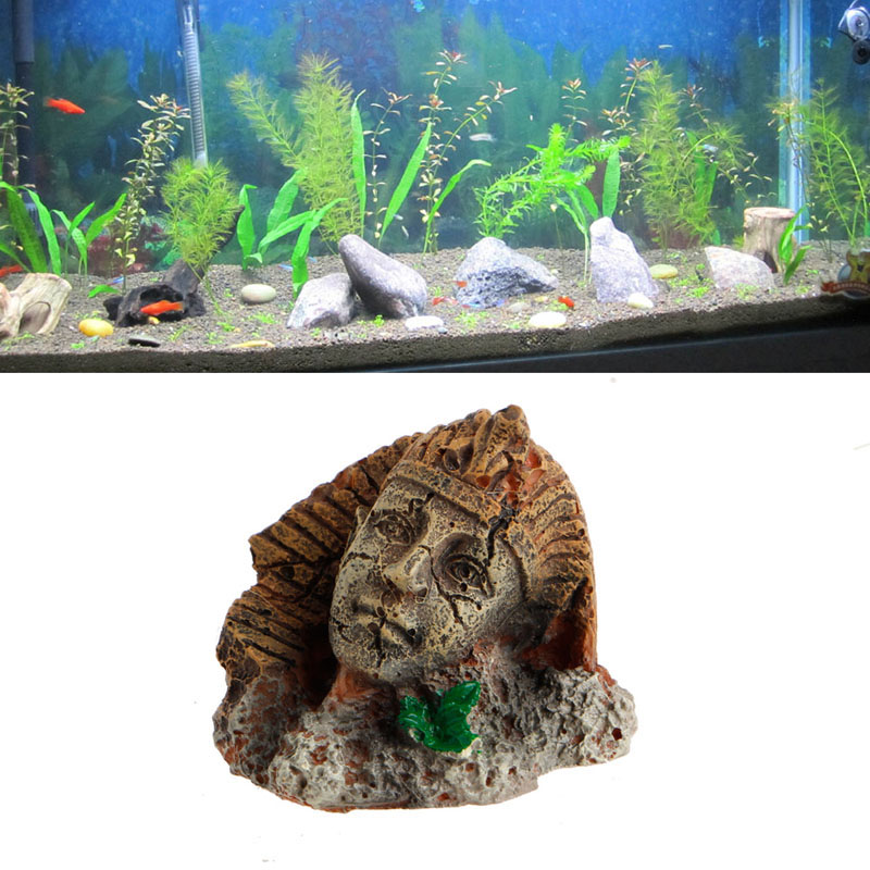 Egyptian Pharaoh Sphinx Resin  - Aquarium Fish Cartoon recensione e prezzo