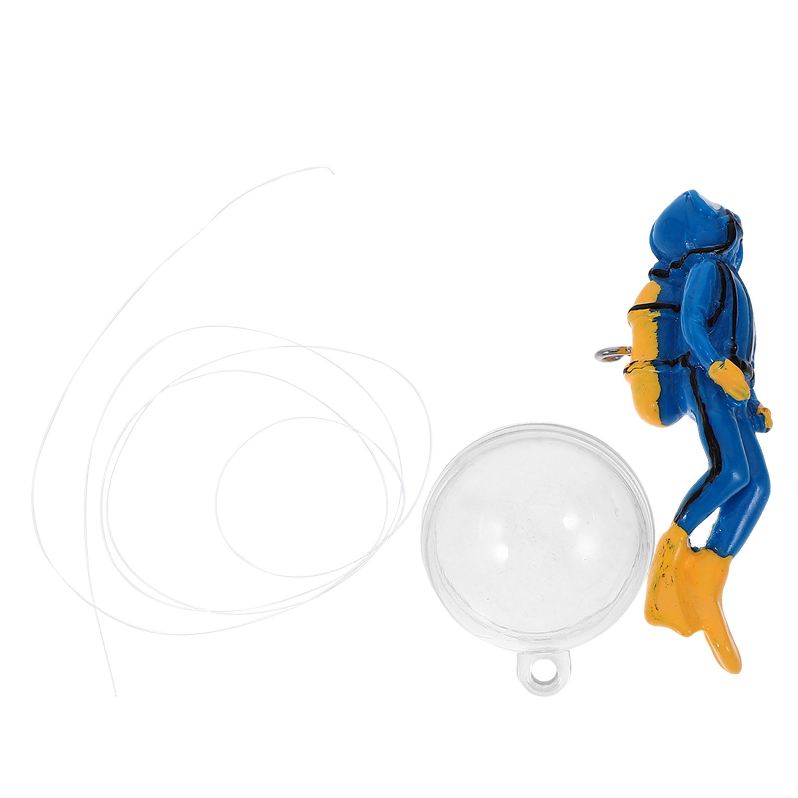 Floating Fish Tank Diver Decor - Aquarium Fish Unique recensione e prezzo